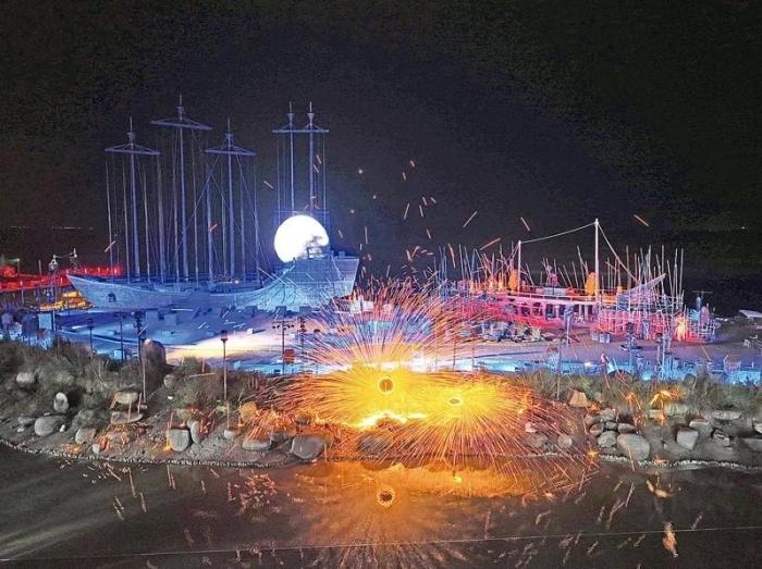 图片来源:台湾《联合报》合浦始发港历史文化景区,结合传统百年老店