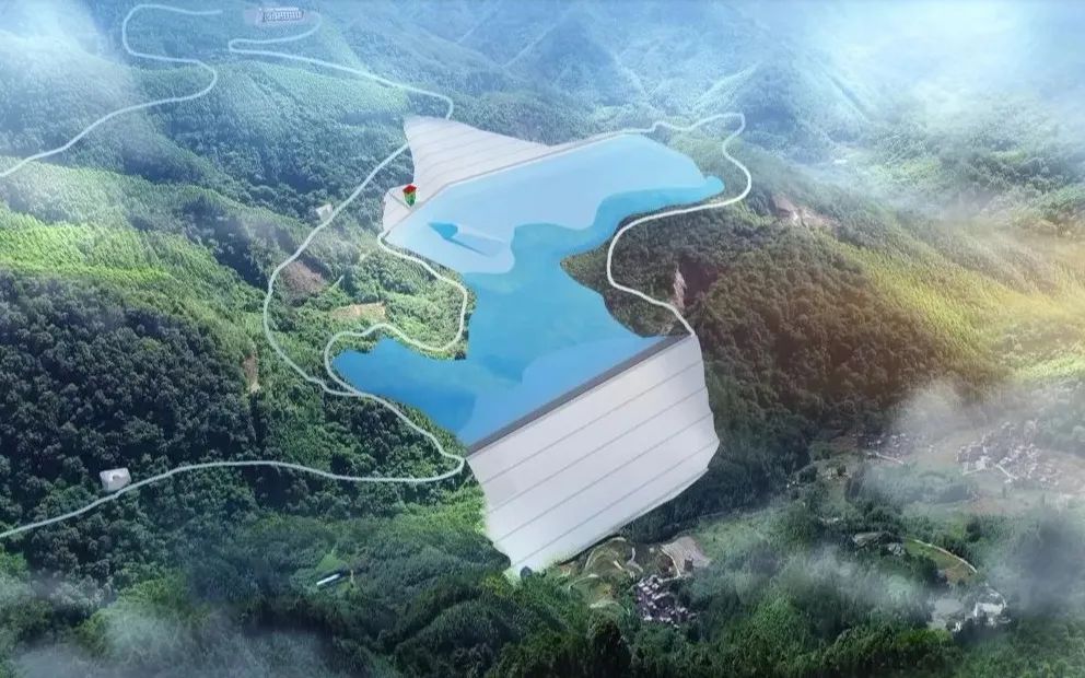 项目工程下库导流泄洪洞此外,△广东肇庆浪江抽水蓄能电站上水库效果