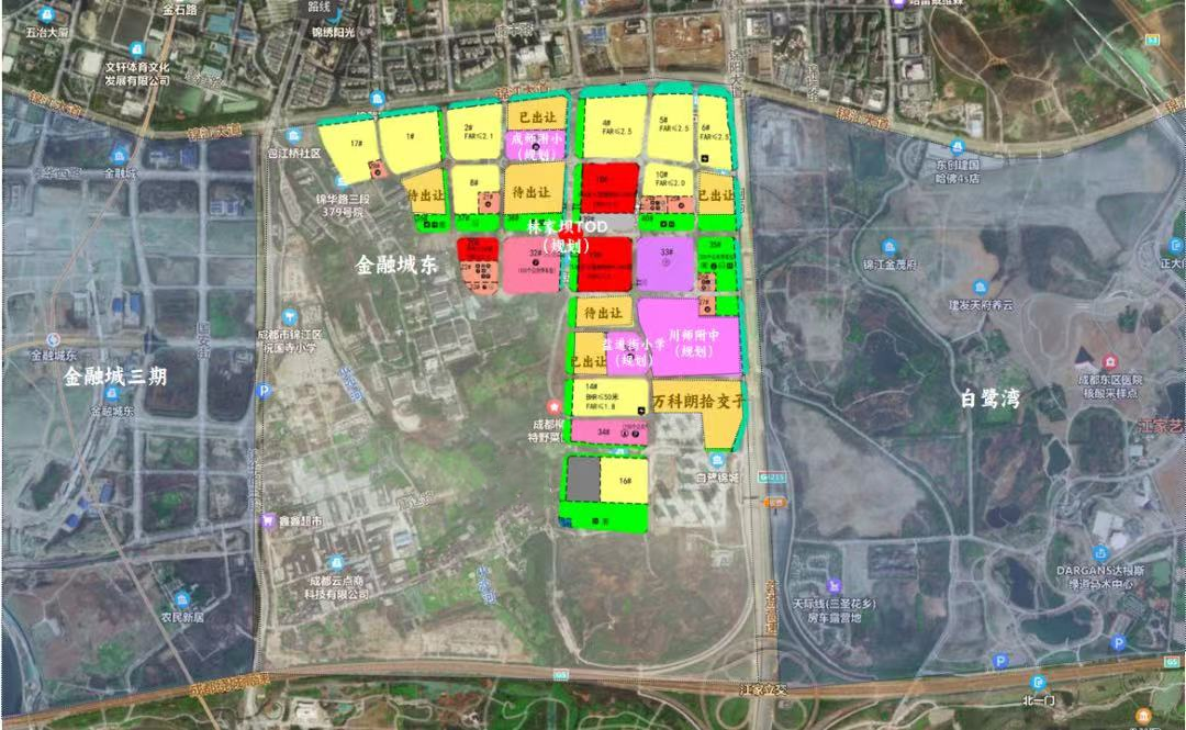 片区规划信息(来自于成都规自局)