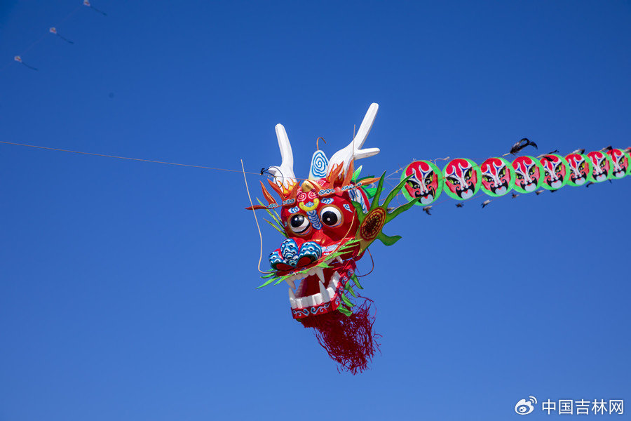 龙形风筝(来源:视觉中国)