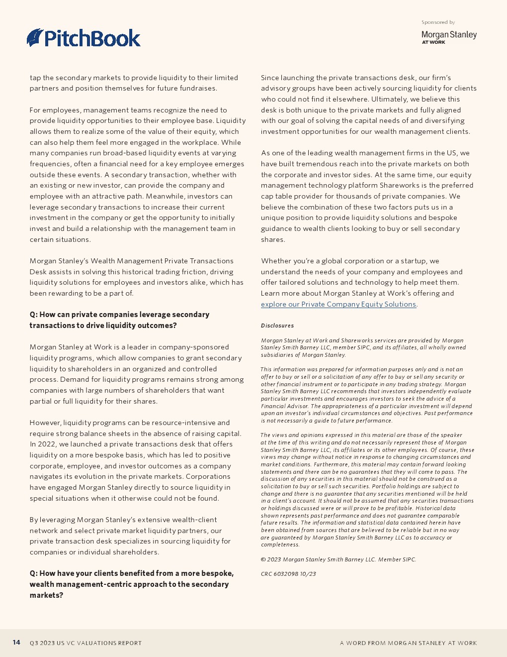 pitchbook2023年q3美国风险投资报告