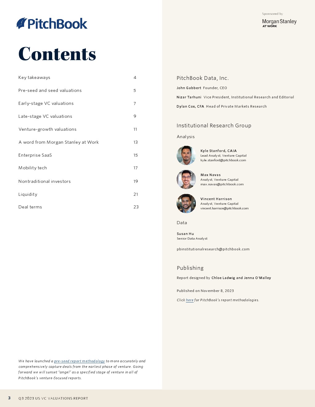 pitchbook2023年q3美国风险投资报告