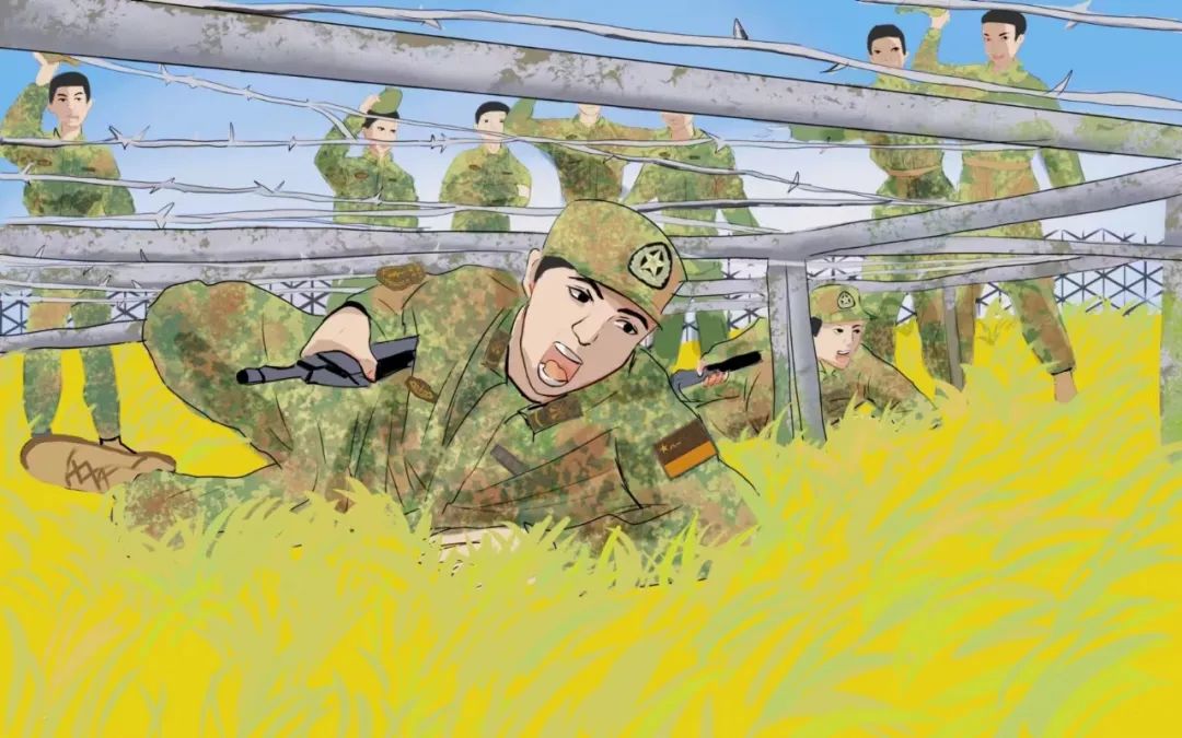 匍匐前进战场救护全身防护搜索前进射击训练作者:窦国宇,李悦,王重兴