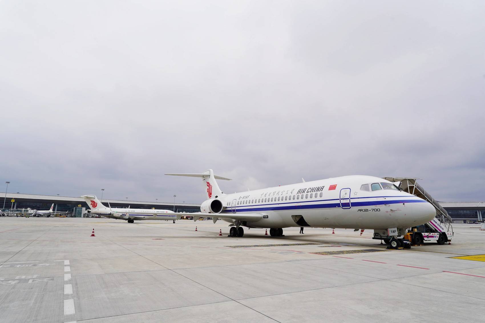 arj21-700国产飞机.图片由国航西南分公司提供