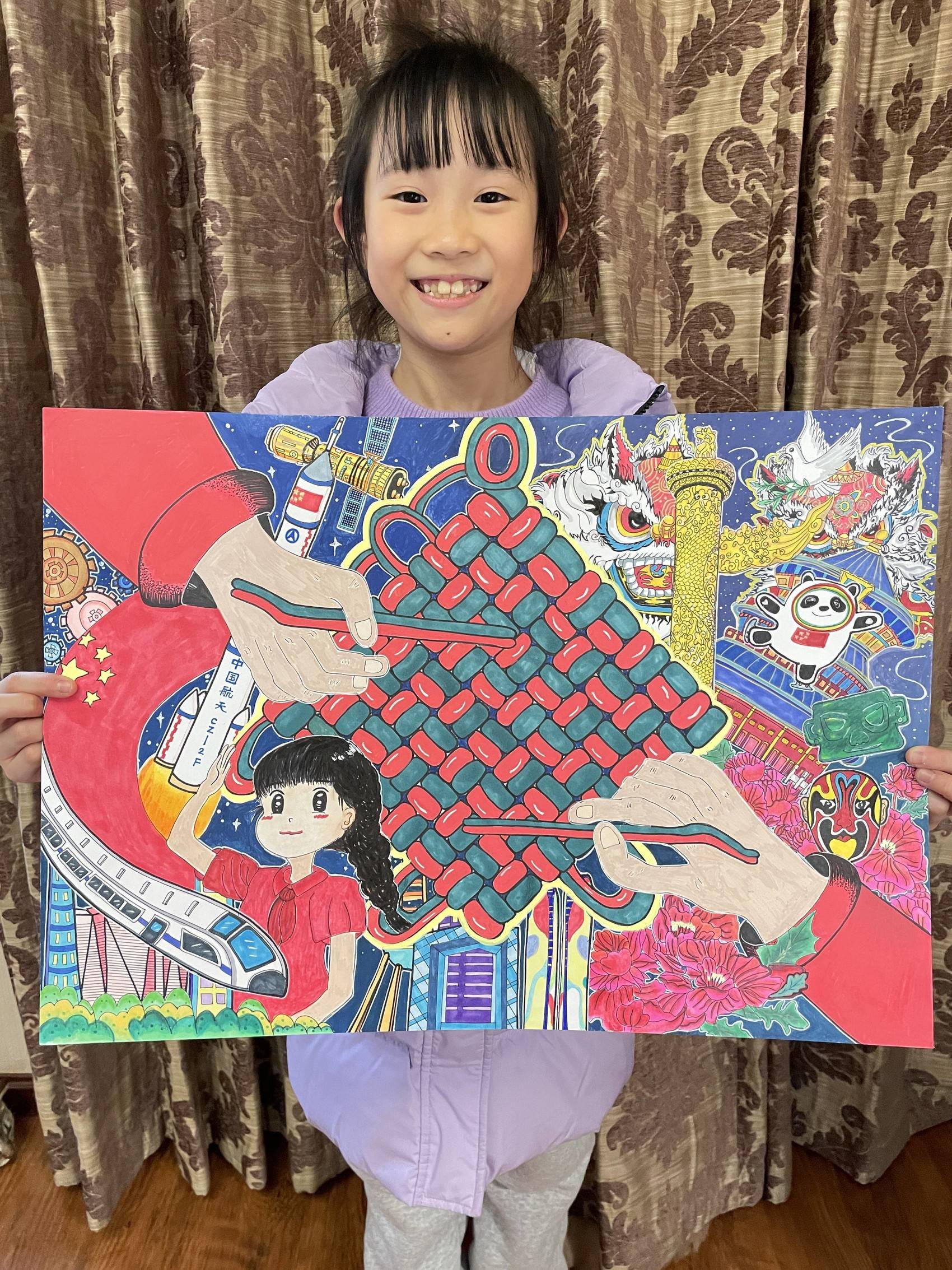 第三届"天宫画展"开展