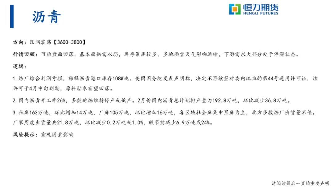 恒力期货化工品日报20240223