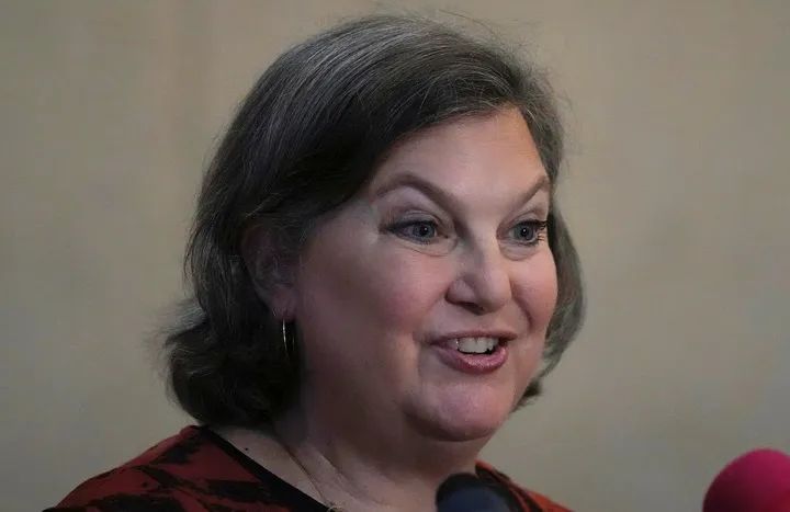 美国副国务卿维多利亚·纽兰资料图片(美联社)