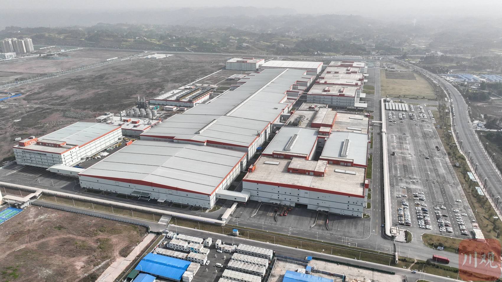 时代长安超级工厂正在成为宜宾动力电池产业新地标。