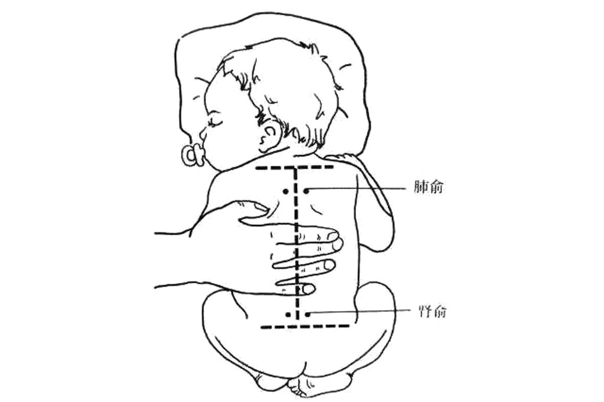 冬日孩子的保健推拿