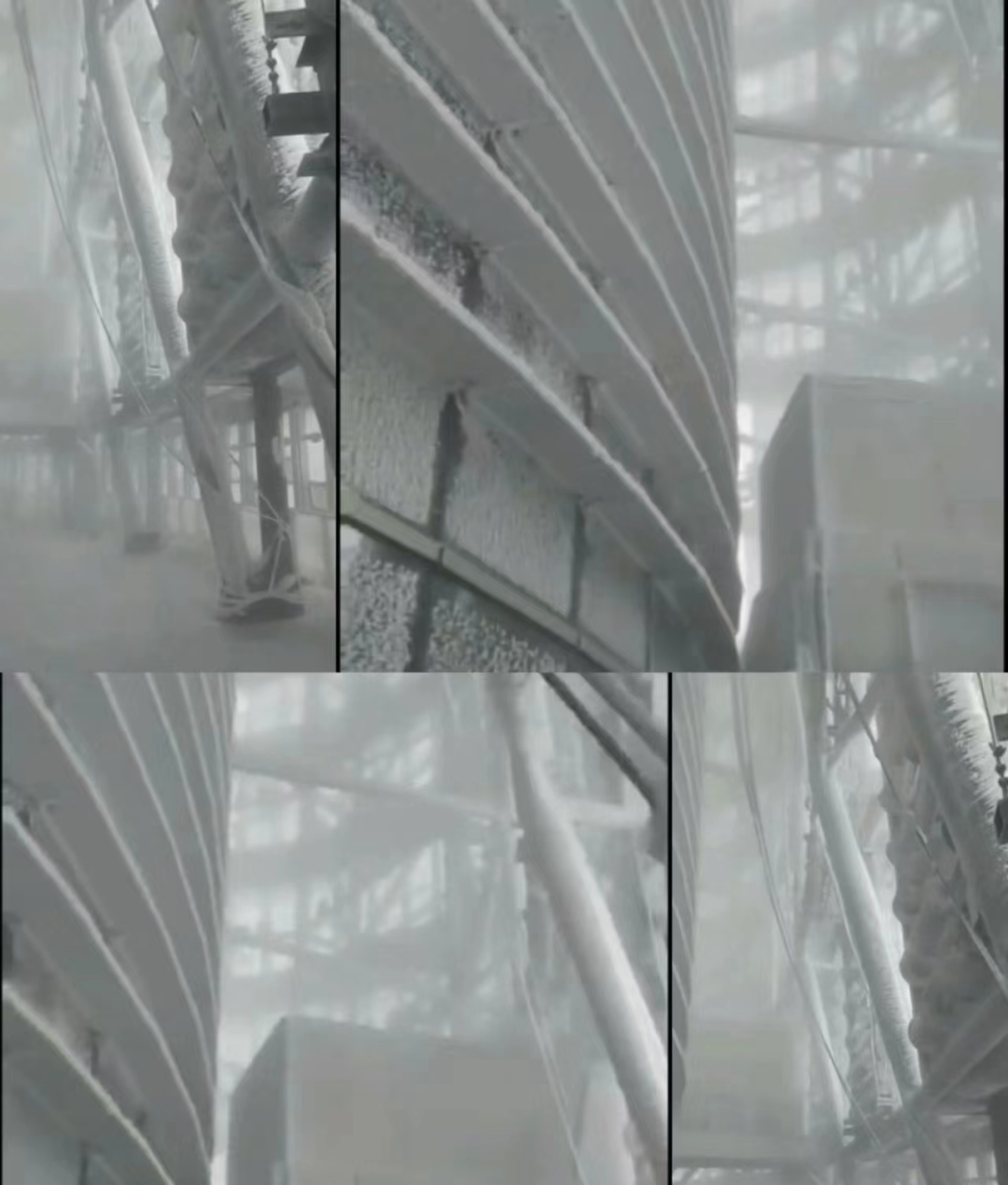 罕见一幕！上海中心大厦顶楼被冻住了？最新回应：有冰雪坠落，已封闭部分出入口|上海市_新浪财经_新浪网