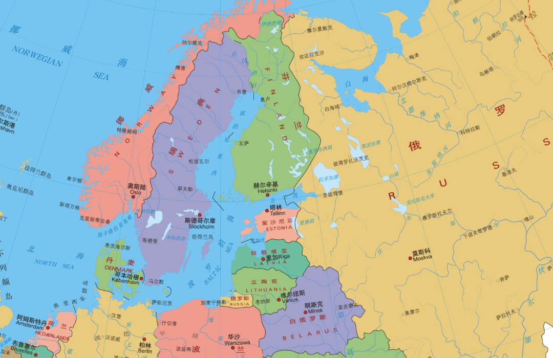 图片来自标准地图服务网匈牙利国会26日投票批准关于瑞典加入北约议定