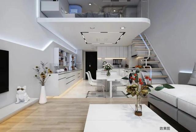 麓山u11建面约39㎡loft户型图工作人员介绍,麓山u11平层soho清水价