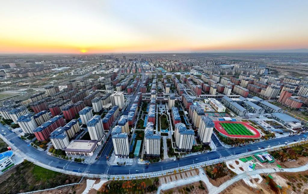 雄安新区容东片区(2023年11月23日摄,无人机照片).新华社记者 牟宇 摄