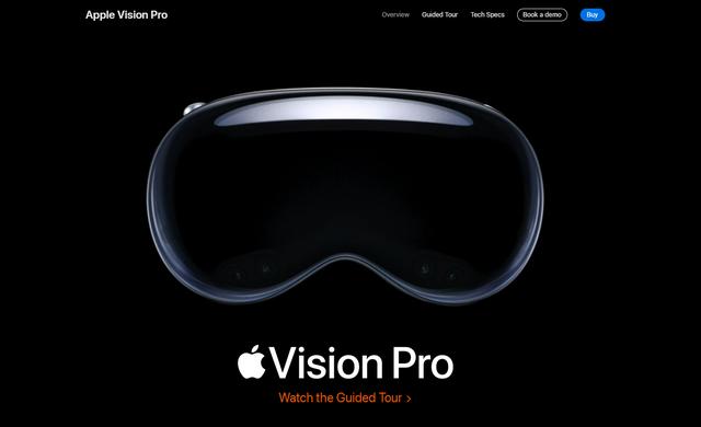 苹果头显Vision Pro。图/苹果官网