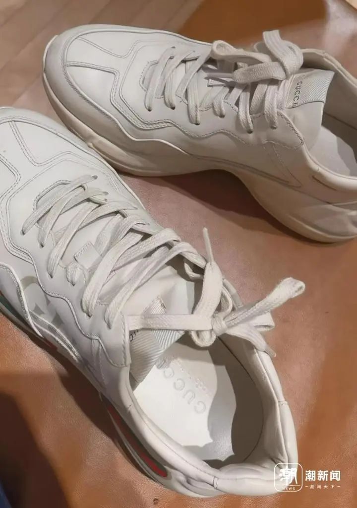 8500元的GUCCI老爹鞋。受访者供图