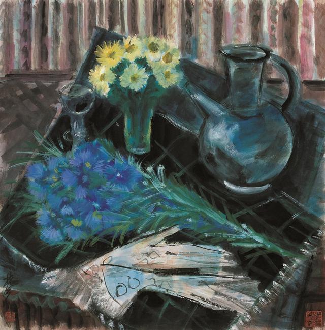 林风眠 《白手套》1950年代 上海中国画院藏静物是林风眠在二十世纪五