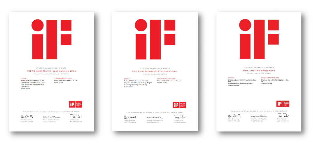 德国if设计奖,与德国红点设计奖,日本good design设计奖,美国idea设计