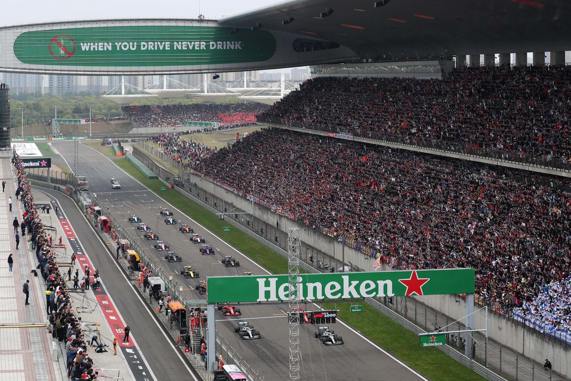 图为F1中国大奖赛现场（来源：久事体育）