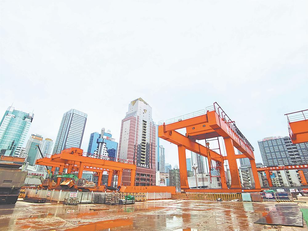 骡马市站所有工点全面恢复施工