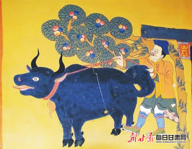 礼县《春牛图》典型的农耕文明视觉符号|春牛图_新浪财经_新浪网