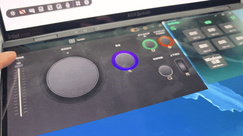 针对系统，AUSA Dial&Control Panel 提供了调节屏幕亮度、音量大小等快捷键