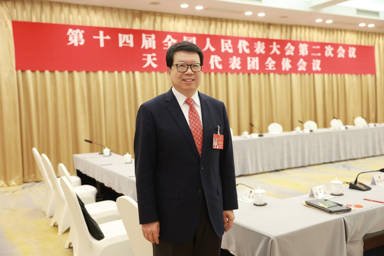 全国人大代表，中国铁塔党委书记、董事长张志勇 图片来一：企业供图