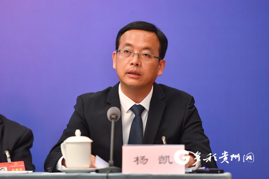 全国人大代表,三都自治县委副书记,县长杨凯答记者问