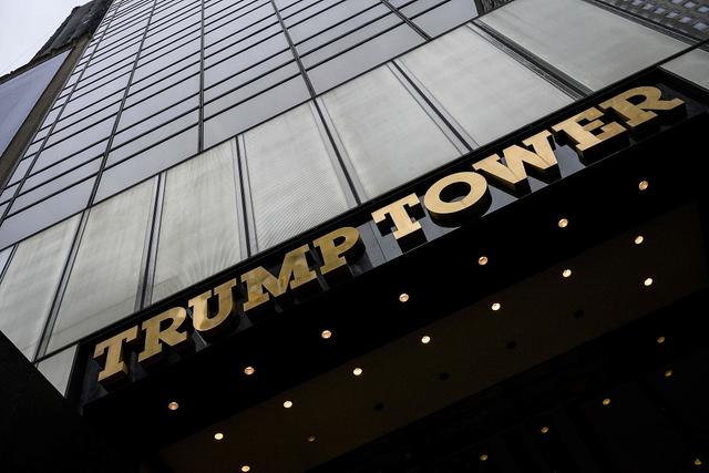 位于美国纽约的特朗普大厦 图源:视觉中国