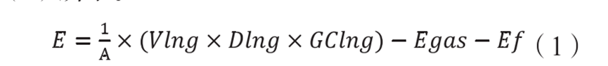 具体来说,最终贸易量的计算过程是lng船的 ctms系统(custody transfer