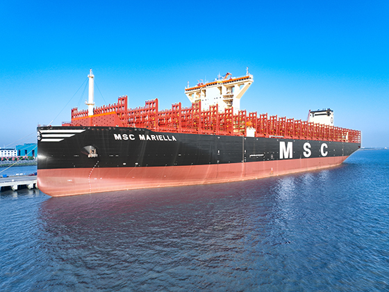 图注：国银金租在国内造船厂下单建造的24000TEU全球最大级别集装箱船
