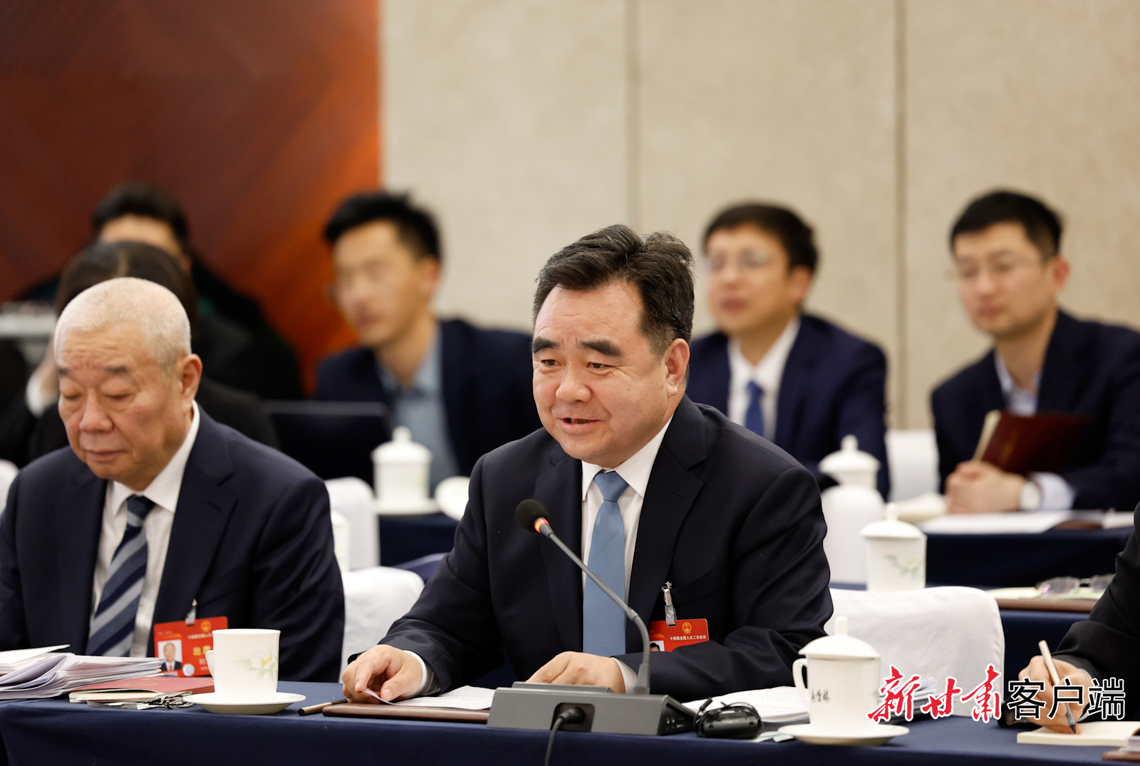 全国人大代表,庆阳市委书记黄泽元.新甘肃·甘肃日报记者&nbsp;孟捷