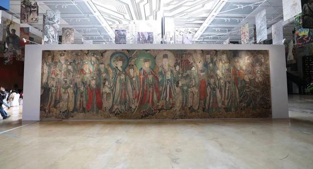 中国壁画经典艺术全国巡展首站展览现场.