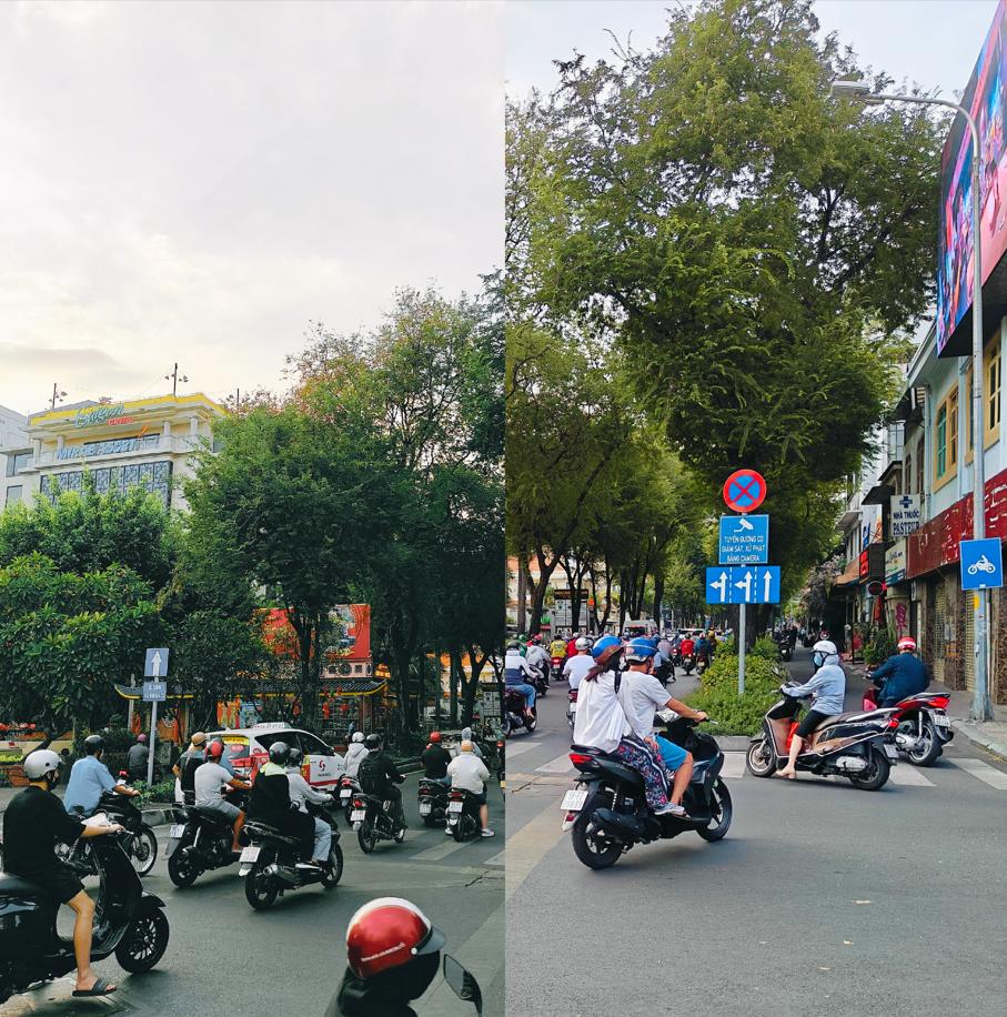 (下班时刻胡志明街头的摩托车大军 财联社记者任超宇摄)