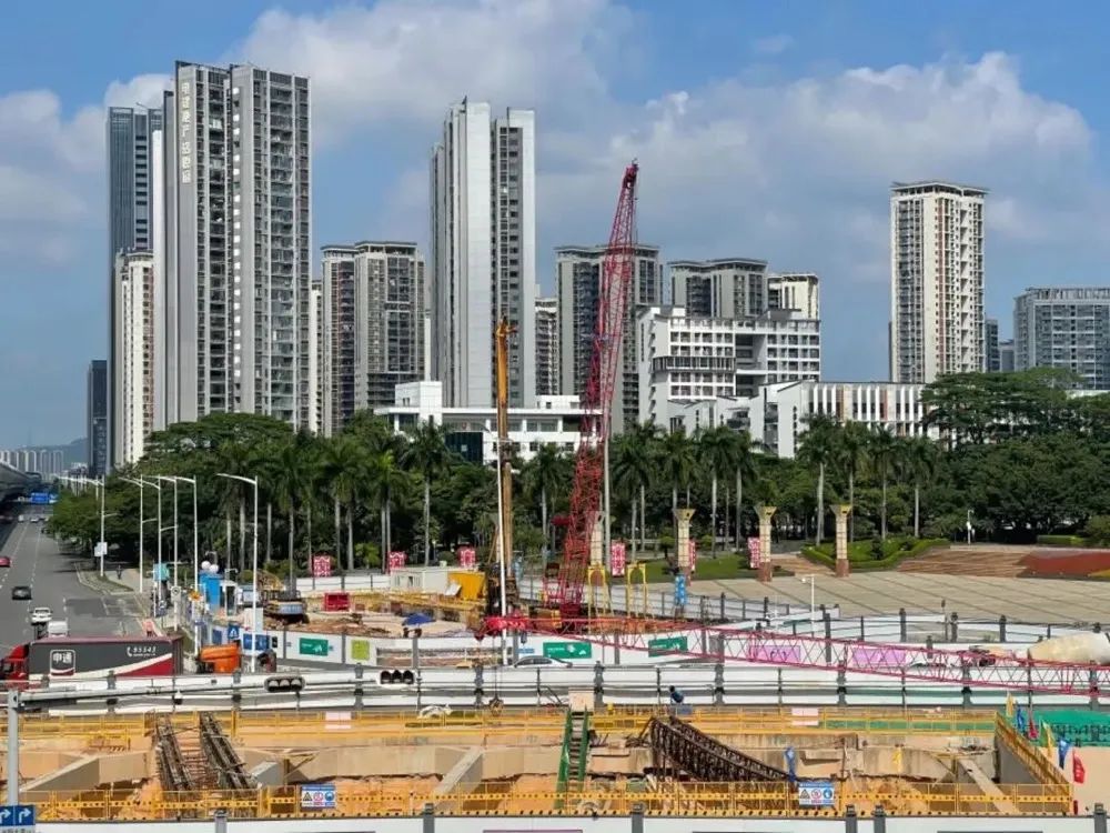 深圳某项目建设现场 图源：每日经济新闻资料图（图文无关）