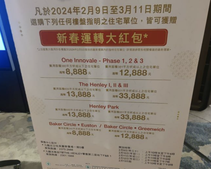 香港市场楼盘促销活动 每经记者 陈荣浩 摄