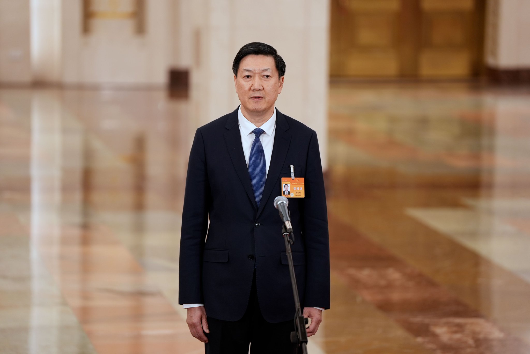 68686868国家体育总局局长高志丹 刘笑辰/摄