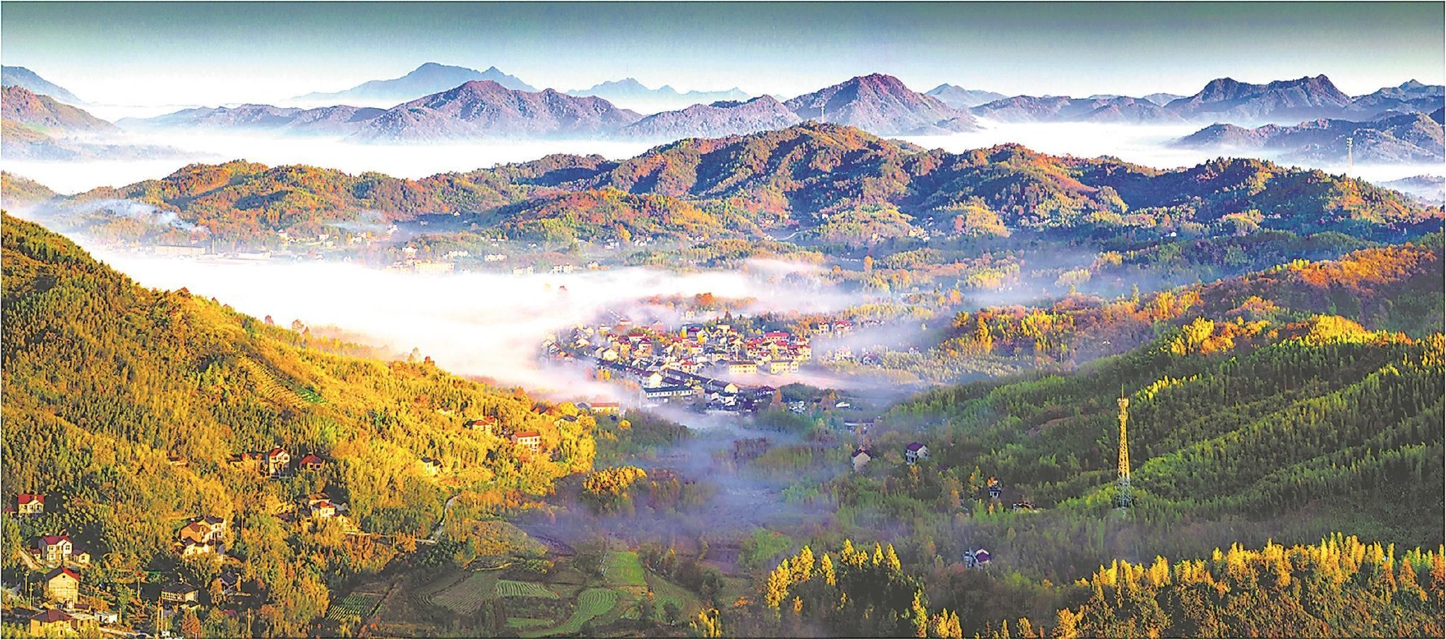 宣城市广德市六合乡. 本报记者 李 博 本报通讯员 许 晖 顾维林 摄