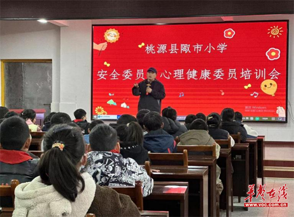 桃源县陬市小学开展安全委员和心理健康委员培训会议_新浪财经_新浪网