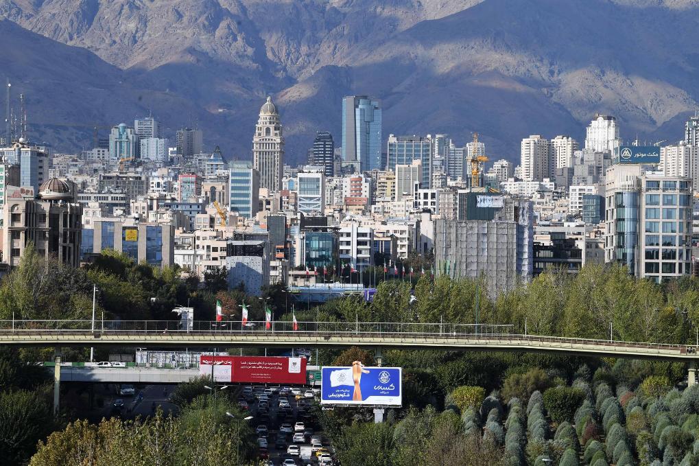 这是2023年10月19日拍摄的伊朗首都德黑兰城市一景.