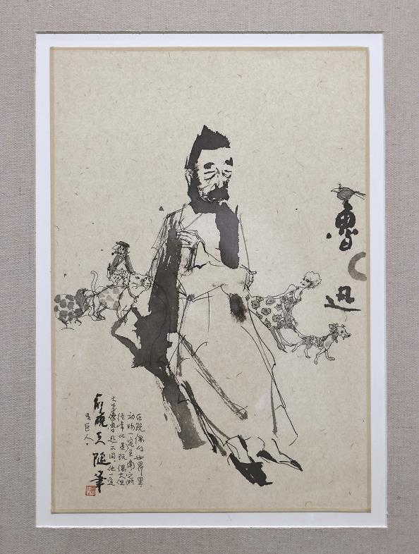 近年,他又钟情"玩偶",积极"碰瓷",本刊特邀评论家毛时安和画家本人