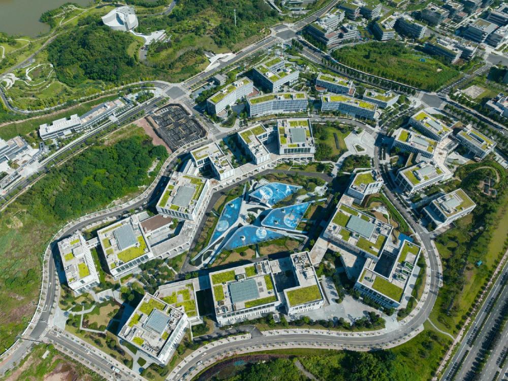 这是重庆两江协同创新区一带的景象（无人机照片，2023年7月17日摄）。新华社发（王加喜 摄）