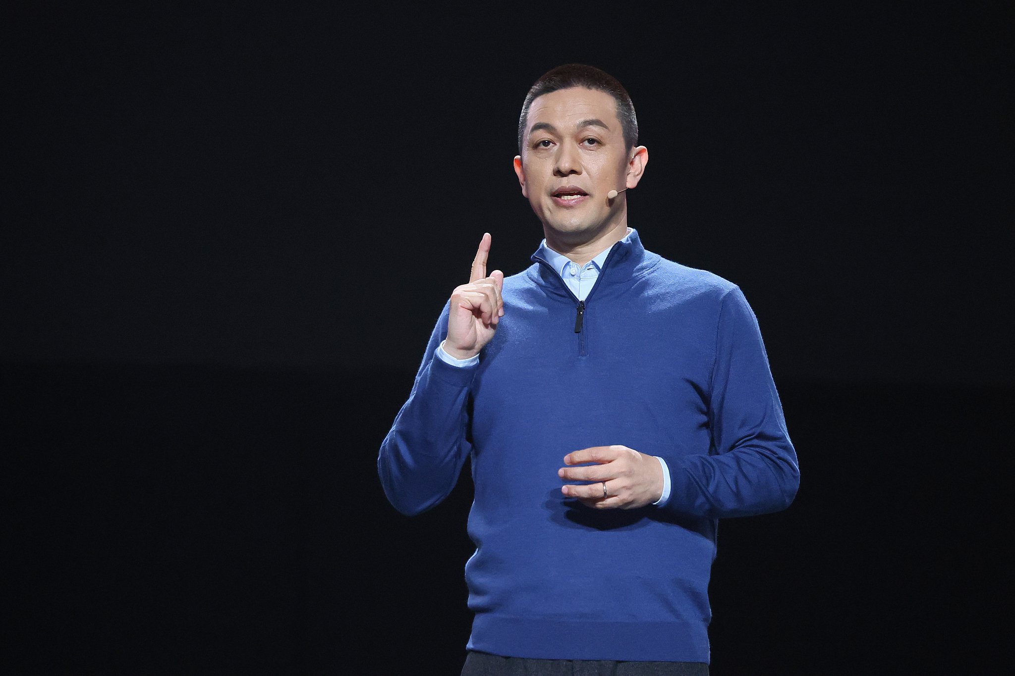 2023年12月23日,西安,蔚来创始人,董事长李斌.