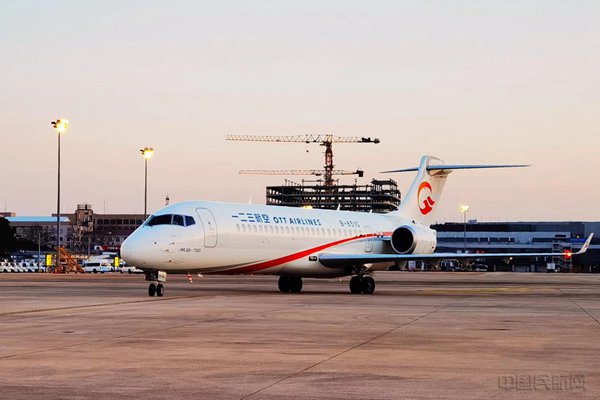 一二三航空使用国产arj21飞机在夏秋航季开通新航点(一二三航空供图)