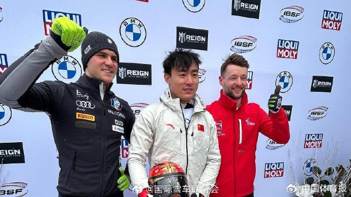钢架雪车世界杯收官站 殷正再夺金|世界杯_新浪财经_新浪网