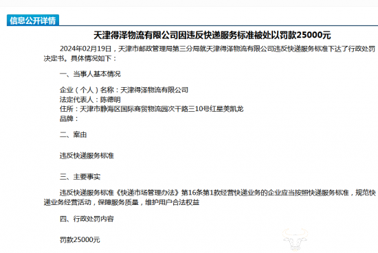 申通快递旗下公司屡次因违反快递服务标准被罚董事长陈德军重视吗