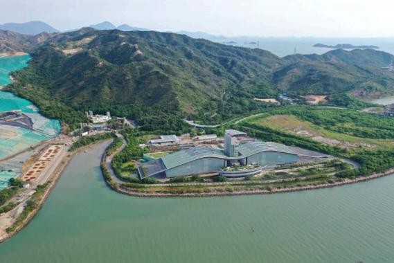 △新界西堆填区扩建计划(WENTX)项目位置：香港新界屯门稔湾