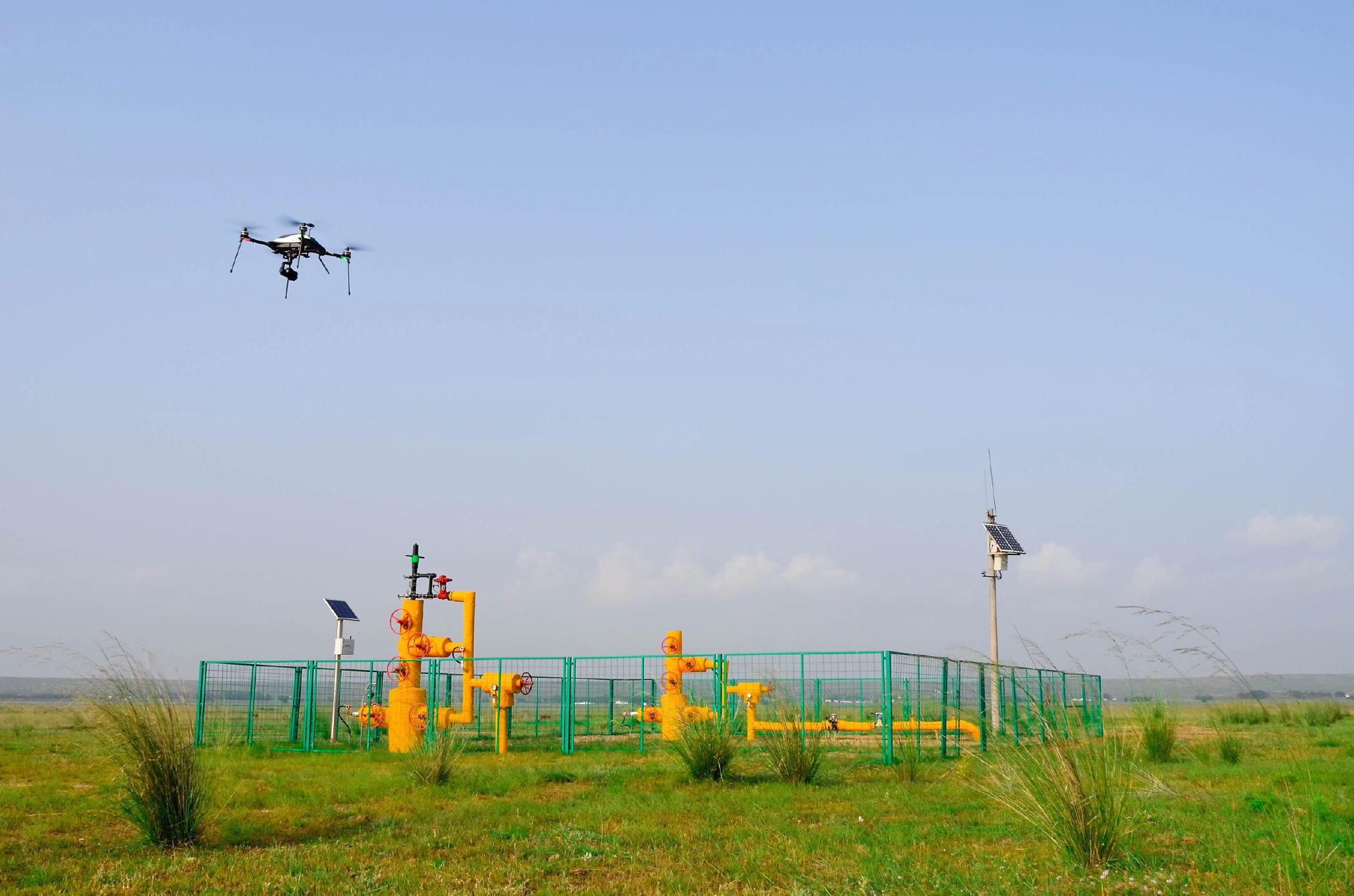 长庆油田采气三厂智能化措施气井(余影&nbsp;摄)