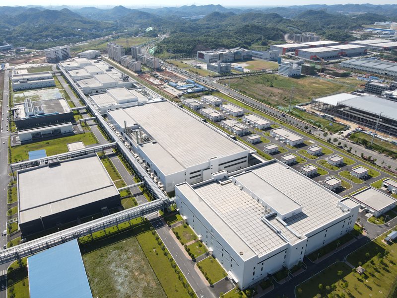 湖南三安碳化硅超级工厂一期项目。 公司供图