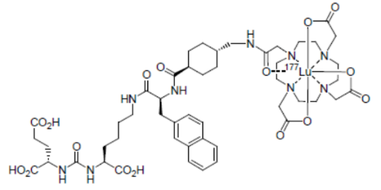 商业化品种pluvicto结构式参考资料1.https://www.astrazeneca.