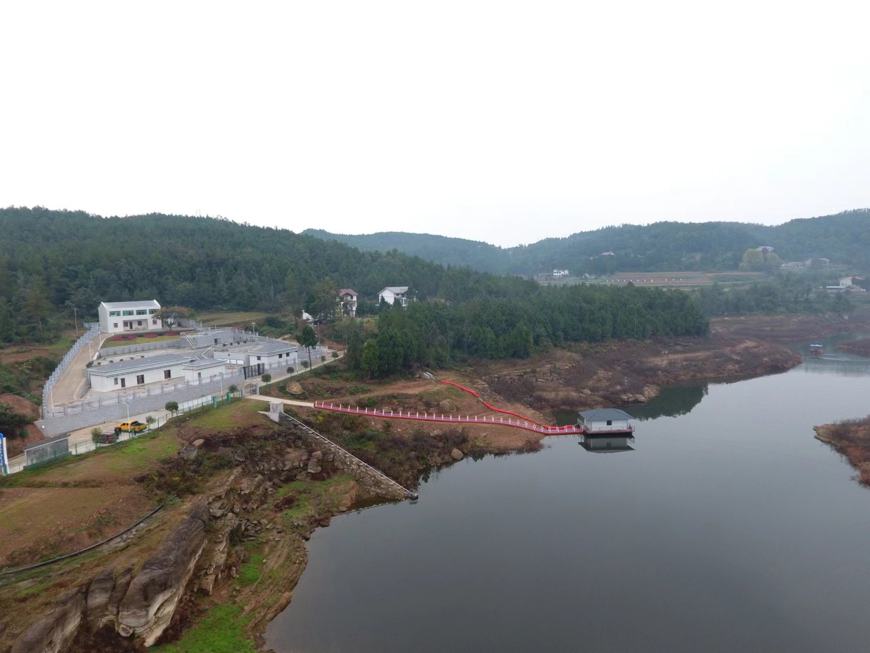 从高峰水库取水的高峰水厂. 广元市昭化区水利局供图